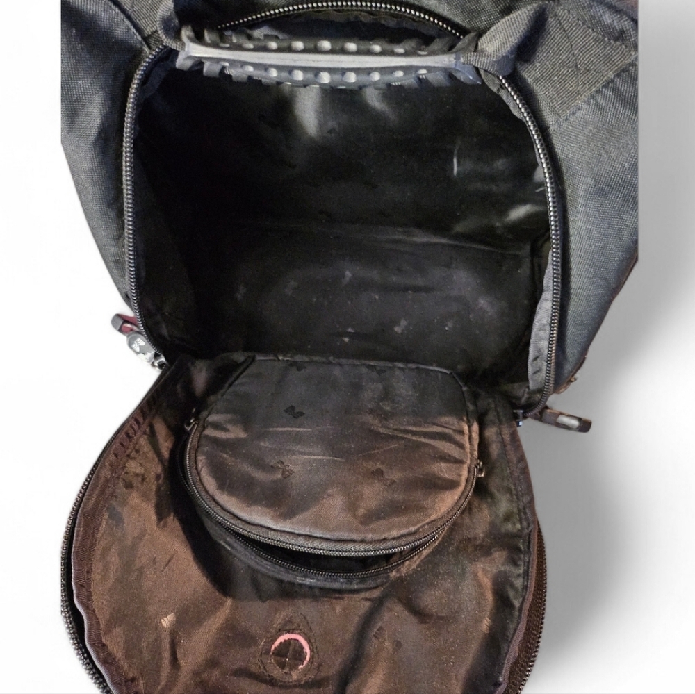 Y2K Manhattan Pink/Black Large Backpack - Picture 10 of 16